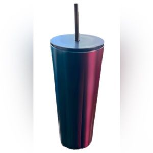 Starbucks Oil Slick Ombre Scalloped Stainless 24oz Cold Drink Tumbler